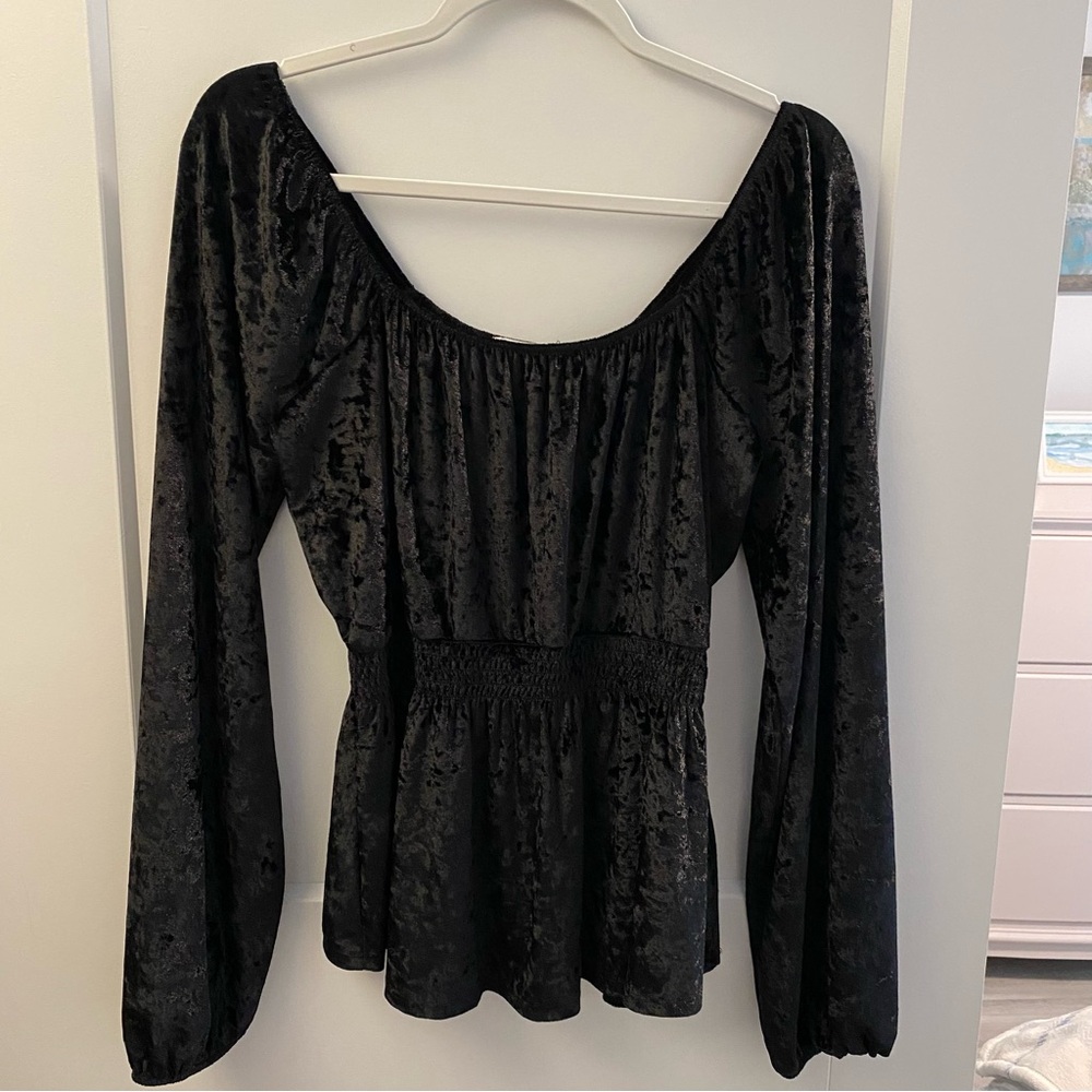 Crushed Velvet Top
